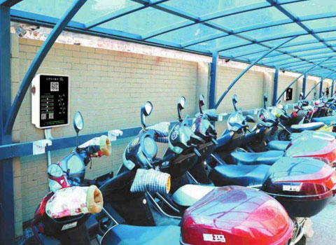 电瓶自行车充电桩(图3) 电瓶自行车充电桩(图3)