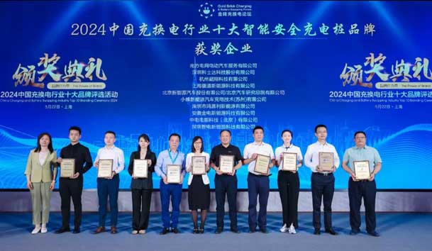 匠心致远，载誉前行：2024年乐玩LEWIN新能源荣获充换电十大品牌奖！(图2)