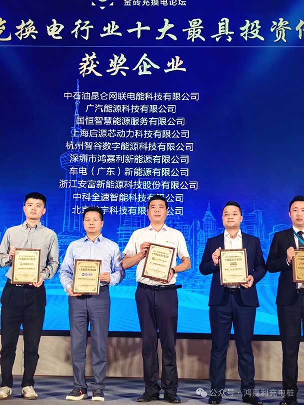 匠心致远，载誉前行：2024年乐玩LEWIN新能源荣获充换电十大品牌奖！(图4)