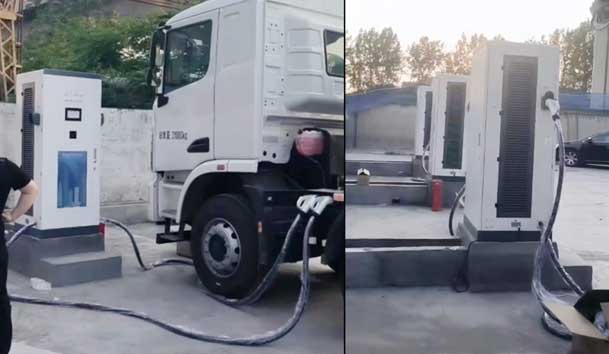 【重卡电动先锋】乐玩LEWIN300-400kW重卡充电桩：亮点与应用典范(图7)